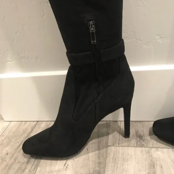 Marc Fisher Caia pull on over the knee buckle heeled boot 6.5 - Picture 11 of 12